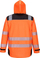 Xhaket pune Portwest PW3 3 in 1, Oxford Weave 300D, Hi Vis Class 3, portokalli me të zezë, L