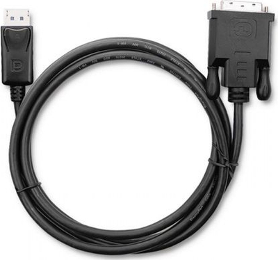 Kabllo Qoltec DisplayPort në DVI D, 1.8m, e zezë