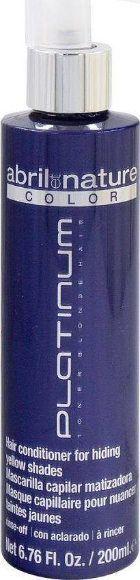 Balsam flokësh Abril Et Nature Color Platinum, heq tonet e verdha, 200ml