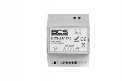 Furnizues energjie BCS ZA1240, 12V DC, 4A, gri