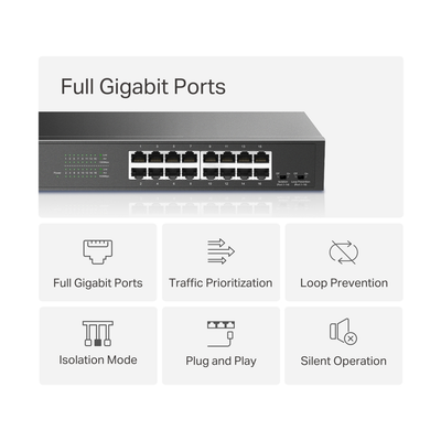 Switch Mercusys 16-Port