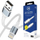 Kabull USB 3MK Hyper Cable N-SERIES, USB A në Lightning, 2m, 12W, i bardhë