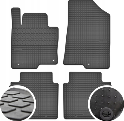 Tapeta gome për makinë Kia Optima IV 2015-2019, set, të zeza