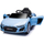 Makina elektrike për kalamaj ENERO Audi R8 Spyder, 12V, me pult dhe muzikë, blu