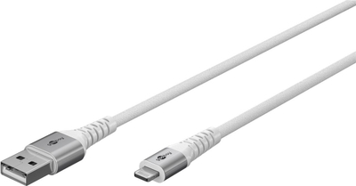 Kabllo Goobay Lightning USB A, 1 m, 60 W, e bardhë