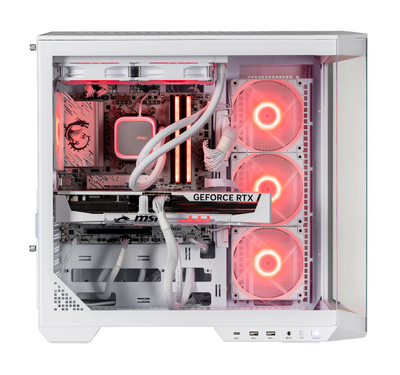 Гејминг компјутер Actina Ryzen 7 7800X3D, 32GB RAM, RTX 5070 Ti, 1TB SSD, бел