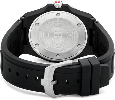 Orë për meshkuj Swiss Military Hanowa Ocean Pioneer hSA240, e zezë