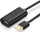 Ugreen USB 2.0 Активен Продолжувачки Кабел, 10 m, Црн