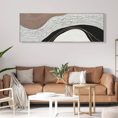 Pikturë muri Abstract 152x4,5x52Hcm (HM4552.01), bezhë
