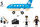 Lodër aeroplan BRIO Airplane 33306, set me figura, blu