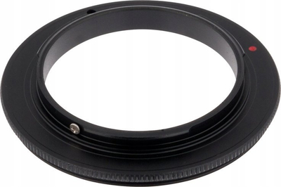 Unazë adaptori FreePower Reverse Mount Olympus, për objektiva 58 mm, alumin, e zezë
