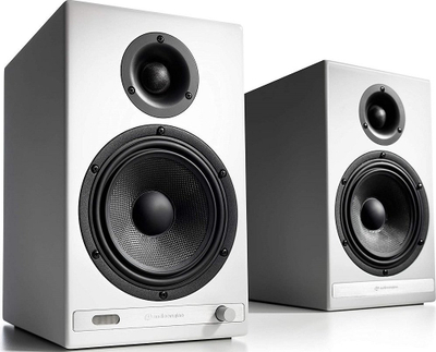 Boksa rafti Audioengine HD6, wireless, Bluetooth aptX HD, ngjyrë e bardhë