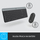 Set tastierë dhe mi Logitech MK470 Slim me tela, Full HD 1080p, i zi