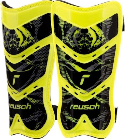 Штитници за нозе Reusch Attrakt Lite, фудбал, бели