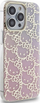 Futrollë telefoni Hello Kitty për iPhone 13 Pro Max, dizajn Crowded Kitty Head, gradient rozë