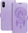 Kabullë telefoni Forcell MEZZO për Xiaomi Redmi 9AT Redmi 9A, tip book, dizajn dream catcher, vjollcë
