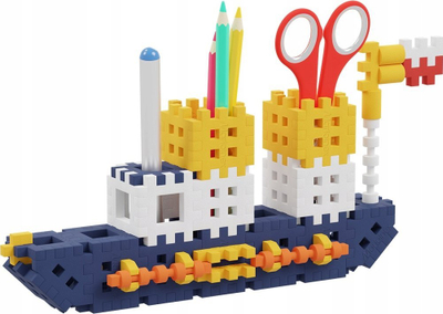 Set lodrash Mini Waffle Vehicles, 140 copa, organizues anije, shumëngjyrësh