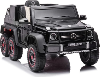 Makina elektrike për kalamaj Lean Cars Mercedes Benz G63 6X6, me bateri, e zezë