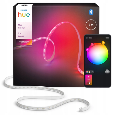 Shirit drite inteligjent Philips Hue Play Gradient Lightstrip, 3m, RGB, i bardhë