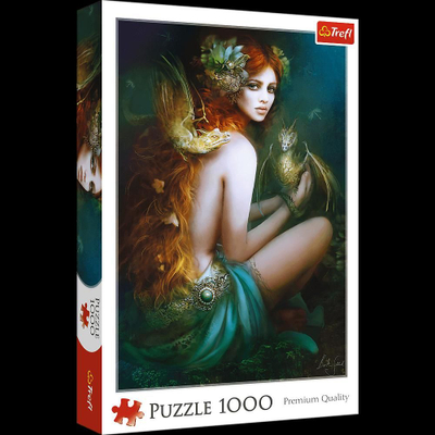 Lodër Puzzle Trefl Dragons Friend, 12+, 1000 elemente
