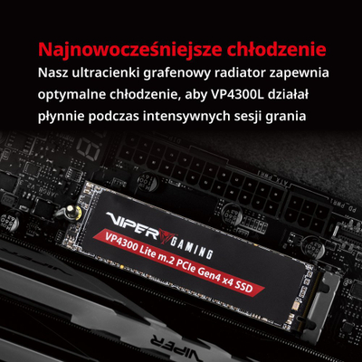 Disk SSD Patriot VP4300 Lite, 2TB, M.2 2280 PCI-E x4 Gen4 NVMe