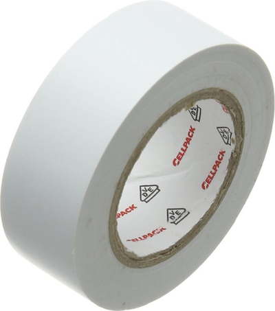 Shirit izolues PVC Cellpack 128, 10m, i bardhë