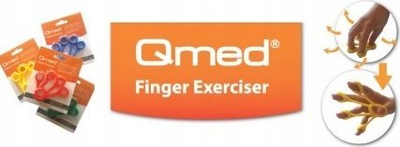 Ushtrues gishtash QMED Finger Exerciser Medium, rezistencë mesatare, jeshile