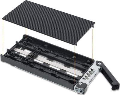 Заменлив плеј SSD M.2 ICY DOCK ToughArmor MB833 MB834, за PCIe NVMe, 3.5\", црн