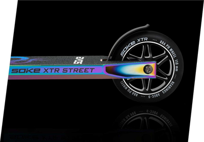 Trotinet Soke XTR Street Rainbow 1620, rrota PU 88A, deri 100 kg, shumëngjyrësh
