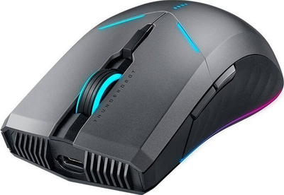 Maus gaming Thunderobot ML703, wireless dhe me kabllo, 16000 DPI, RGB, i zi