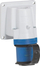 Prizë paneli Legrand P17 057584, 3P 16A 230V, IP44, blu
