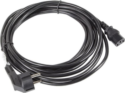 Kabllo e rrymës Lanberg CEE 7/7 - IEC 320 C13, 5m, e zezë