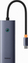 Hub USB C Baseus UltraJoy 5in1, 4x USB 3.0, PD 100W, gri