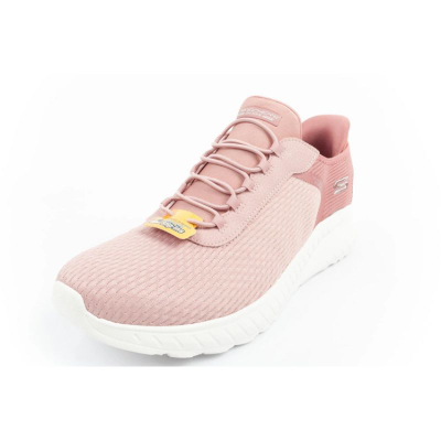 Atlete Skechers Bobs Squad Slip ins W 117504 BLSH, Memory Foam, taban gome, rozë