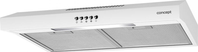 Aspirator nën-dollap Concept OPP1260WH, 60cm, LED, i bardhë