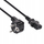 Kabllo rryme PC Akyga AK-PC-05S, CEE 7/7 në IEC C13, 5 m, i zi