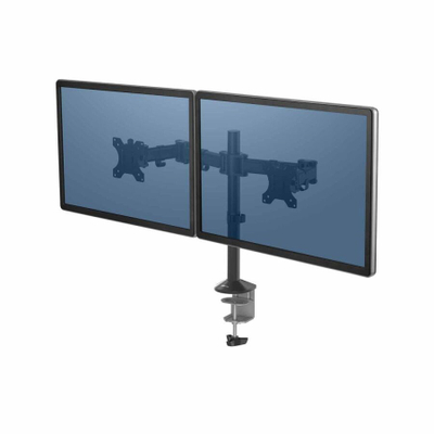 Mbajtës për monitorë Fellowes Reflex Dual, i zi