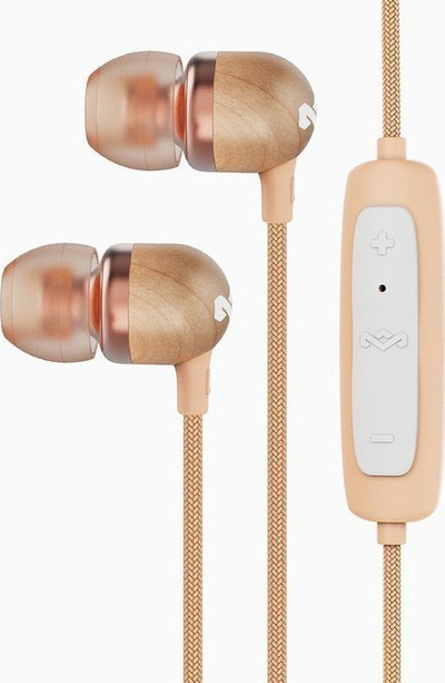 Kufje in-ear House of Marley Smile Jamaica Wireless 2, Bluetooth, bateri 9 orë, ngjyrë bakri