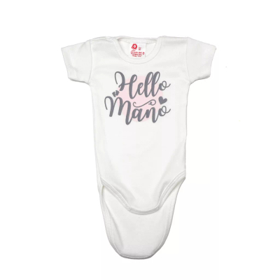 Body bebe Kenguru Gold Hazelnut, 100% pambuk organik, manga të gjata, bezhë, 44-50