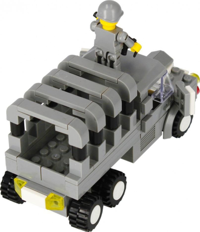 Lojë me tulla Alleblox AB3021, 169 copa, makinë lufte, shumëngjyrëshe
