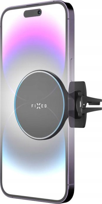 Mbajtëse magnetike makine FIXED MagRound, MagSafe, 15W, e zezë
