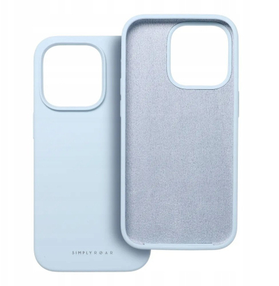 Kapak telefoni Roar Cloud Skin për iPhone 16e SE 4 2025, silikon, Light Blue