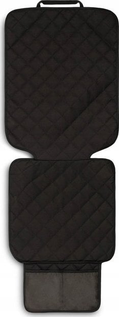 Заштитен сет за седишта во автомобил Quilted, заштитна подлога и заштита за седиште, водоотпорен материјал, црна
