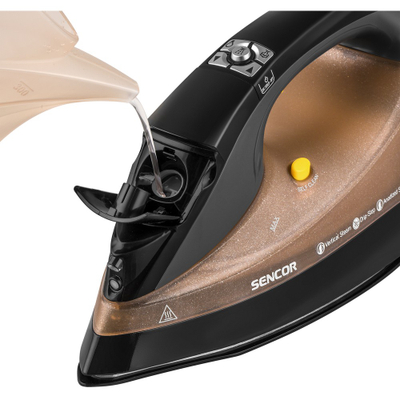 Hekur për hekurosje Sencor SSI 9400BK, e Zezë/ Kafe