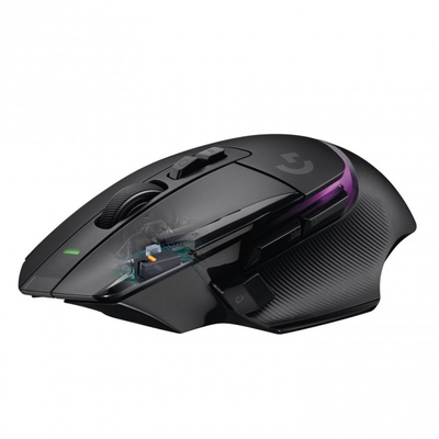 Гејминг глушец Logitech G502 X Plus, безжичен, RGB, црн