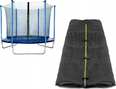 Rrjetë mbrojtëse për trampolinë REPLACEMENT NET, diametër 305 cm, për 6 shtylla, e zezë