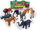 Figura Hippo Wild animals (HHS006), 8 copë, me ngjyra nga të gjitha