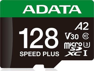 Kartë memorie ADATA Speed Plus MicroSDXC, 128GB