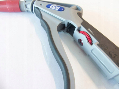 Pistoletë ajri CEJN 232 MultiFlow, 232 PSI, grykë sigurie e rregullueshme, gri me të kuqe