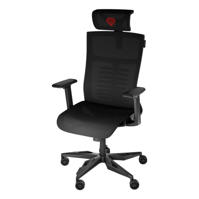 Karrige gaming Genesis ASTAT 700 G2, rrjetë PureFlowPLUS, mbështetëse krahu 3D, e zezë